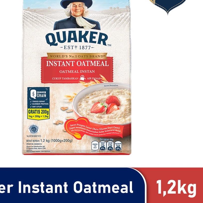 

✷ Quaker Instant Oatmeal 1200 gr ♠
