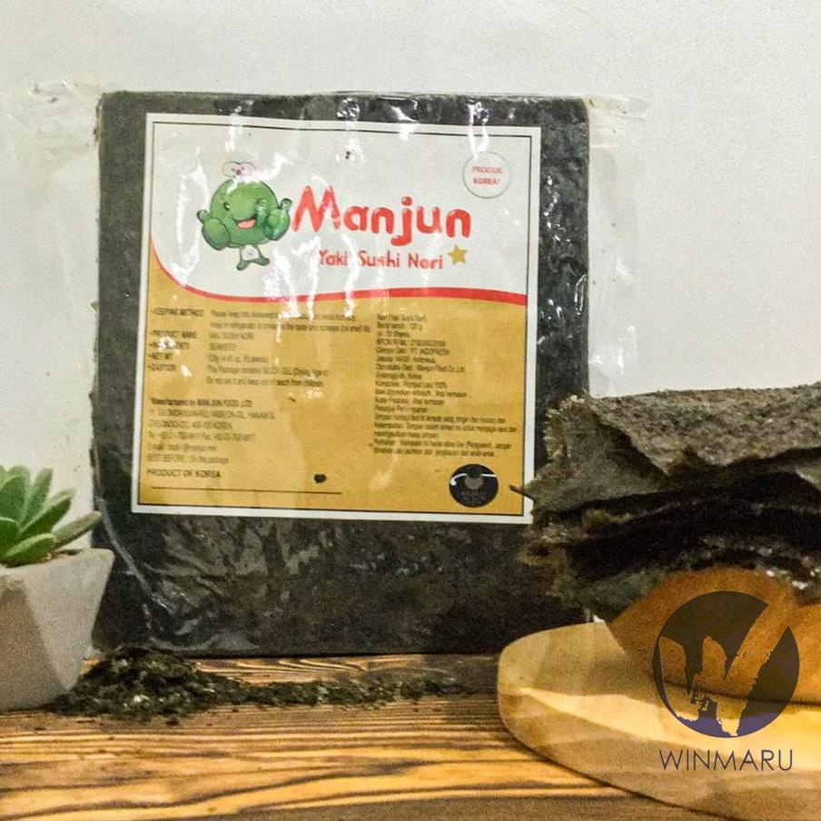 

Murah Banget Manjun Yaki sushi nori Seaweed Rumput Laut 50 sheets/lembar