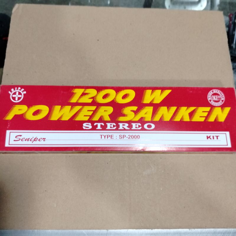 Kit Sniper 1200W Stereo