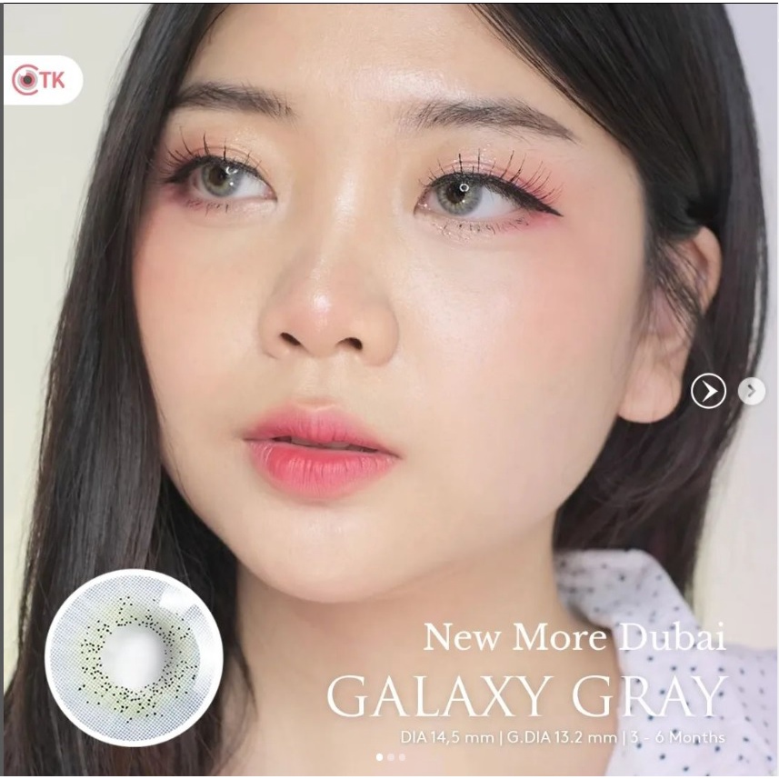 CTK SOFTLENS KOREA NEW MORE DUBAI - GALAXY GREY - MINUS
