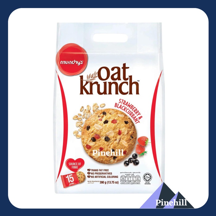 

Munchy's Oat Krunch Dark Chocolate - Munchy Biskuit Gandum Cokelat
