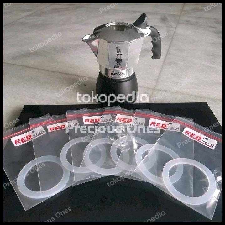 Seal Gasket Germany Redtech Mokapot Moka Pot Bialetti Brikka 2 4 Cup