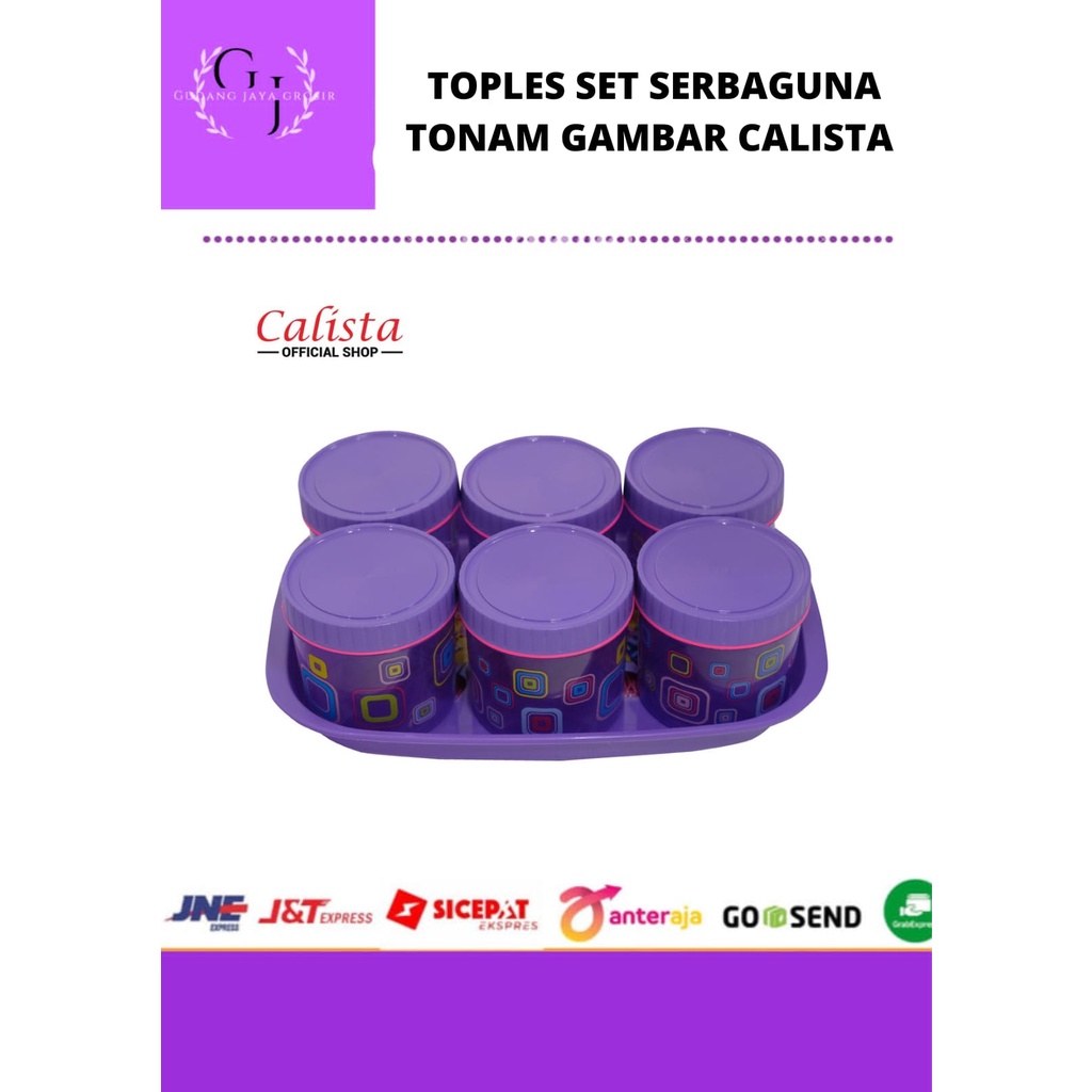 TOPLES SET SERBAGUNA CALISTA TONAM GAMBAR NEW