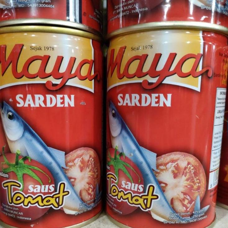 

New Mart maya sardine saos tomat 425gr