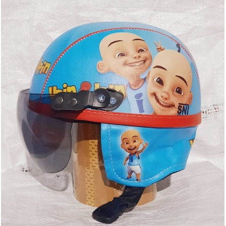 HELM ANAK BERMOTIF UPIN &amp; IPIN