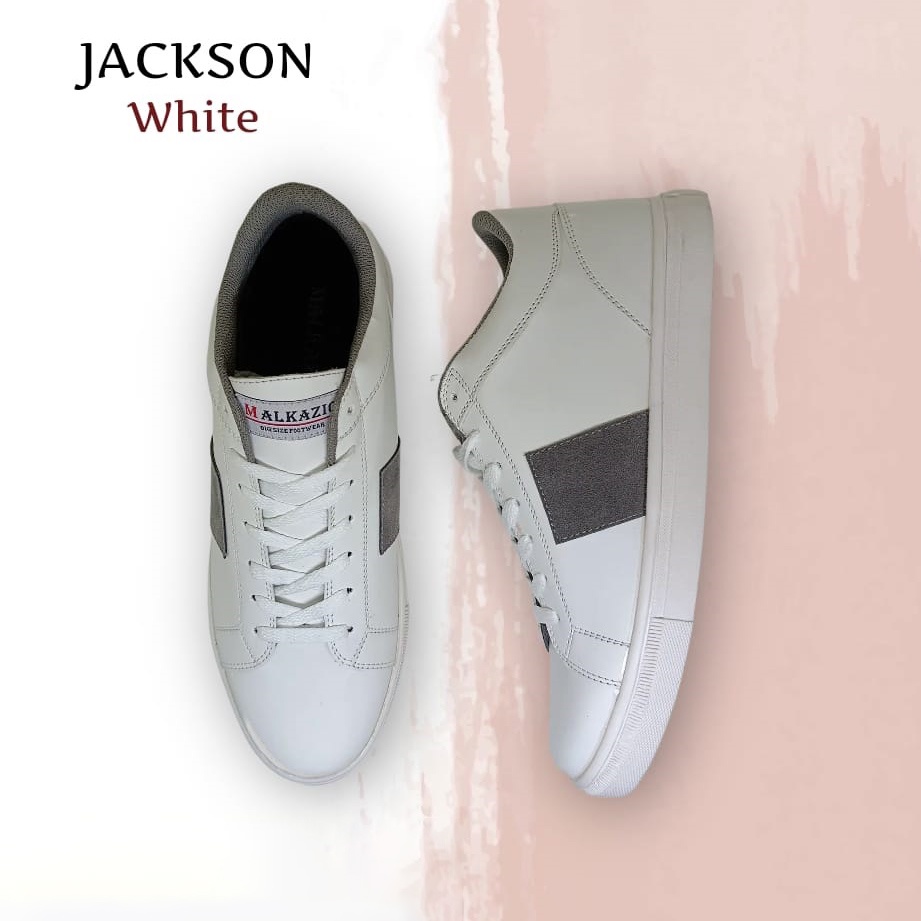 JACKSON KETS X ZAGIB BIG SIZE | Sepatu Pria Warna Putih Sneakers Casual Dance Unisex Ukuran Besar Jumbo 4