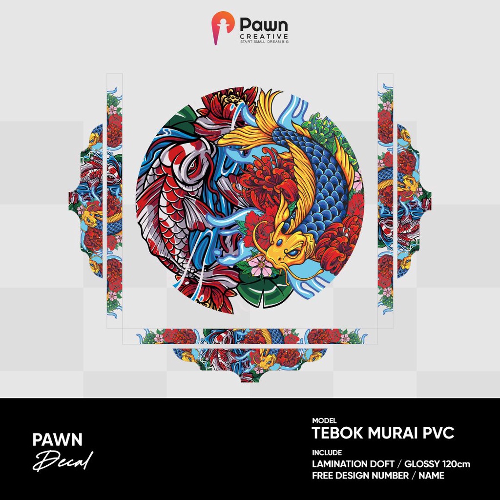 Stiker Decal Tebok Murai Stiker Sangkar Murai PVC Custom