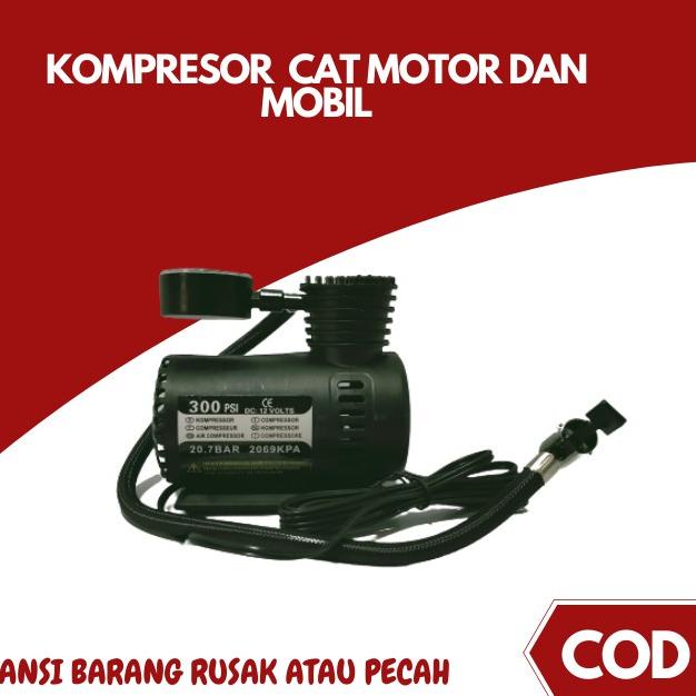 ۝ kompresor compresor mini listrik cat angin listrik body motor dan mobil ☀
