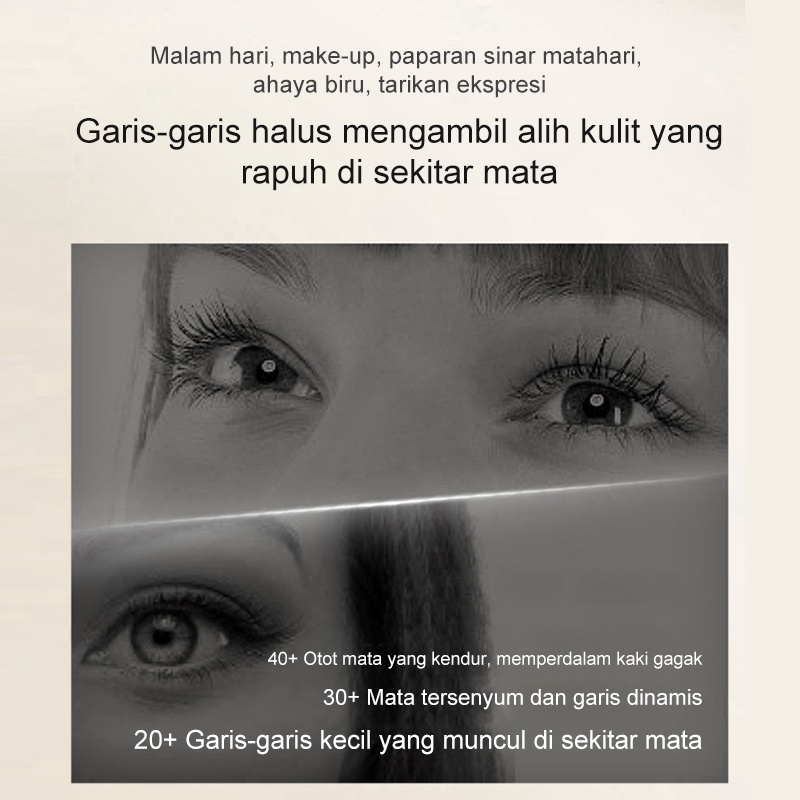 Mata panda Eye serum Krim mata Penghilang kantung mata 40g Serum mata panda dan kantung mata / Memudarkan garis-garis halus / Melawan penuaan / Eye Treatment pelembab