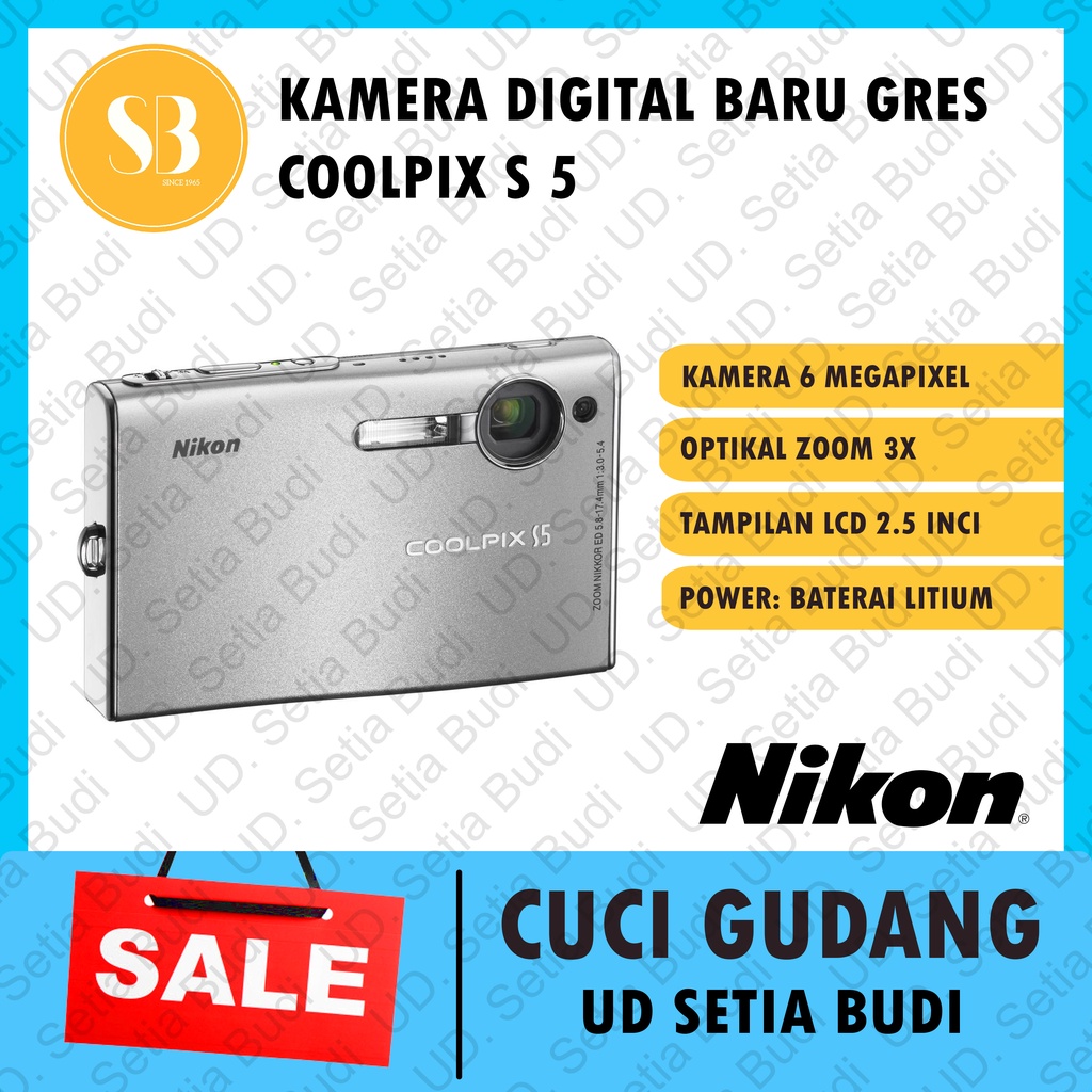 Kamera Digital Nikon Coolpix S5 Baru