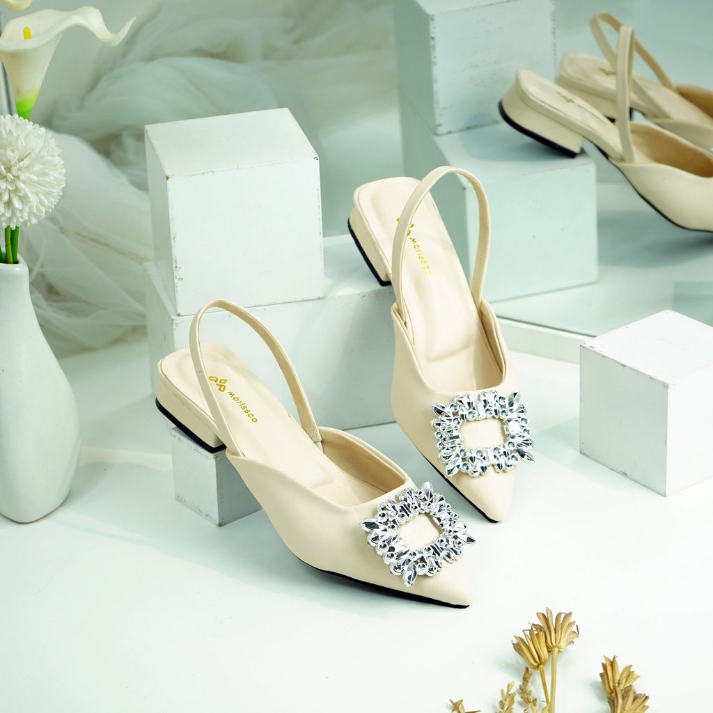 Sandal Wanita Heels Slop Variasi B-ZR 04