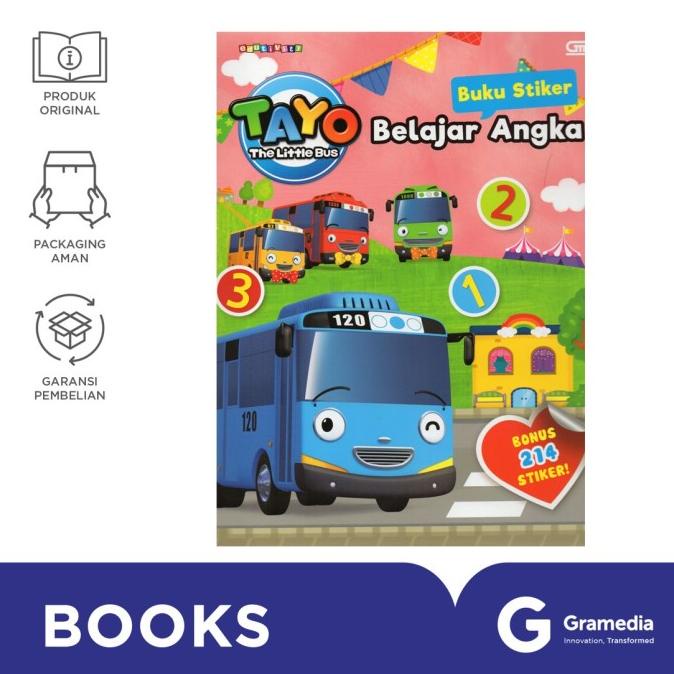

Tayo The Little Bus: Buku Stiker: Belajar Angka