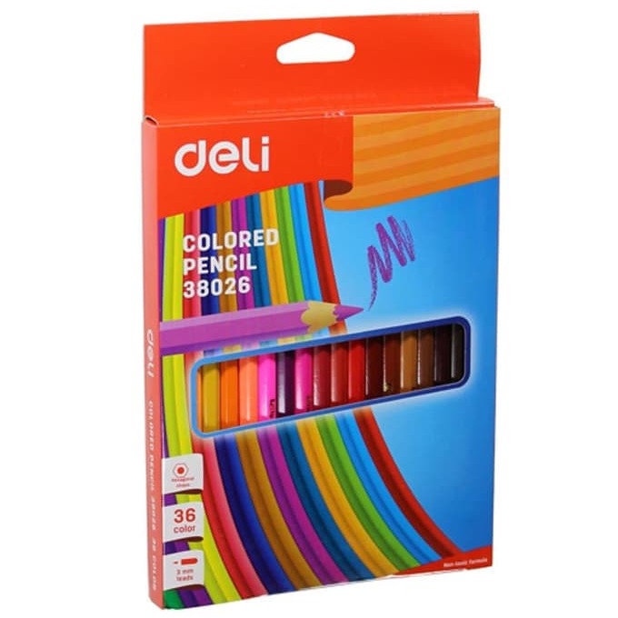 

Pensil Warna 36 Deli Colored Pencil E38026