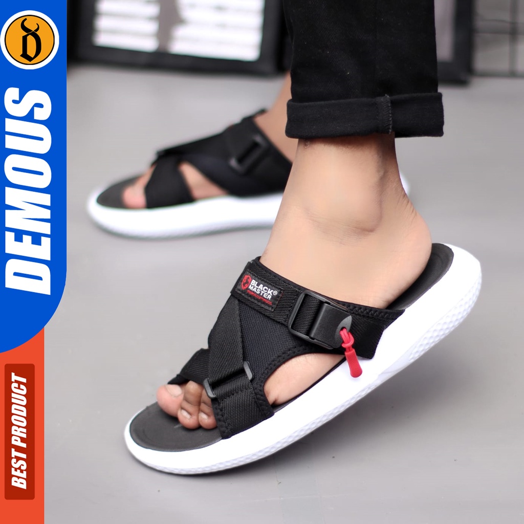 DEMOUS Hendrix - Sandal Slide Pria Sendal Slop Casual