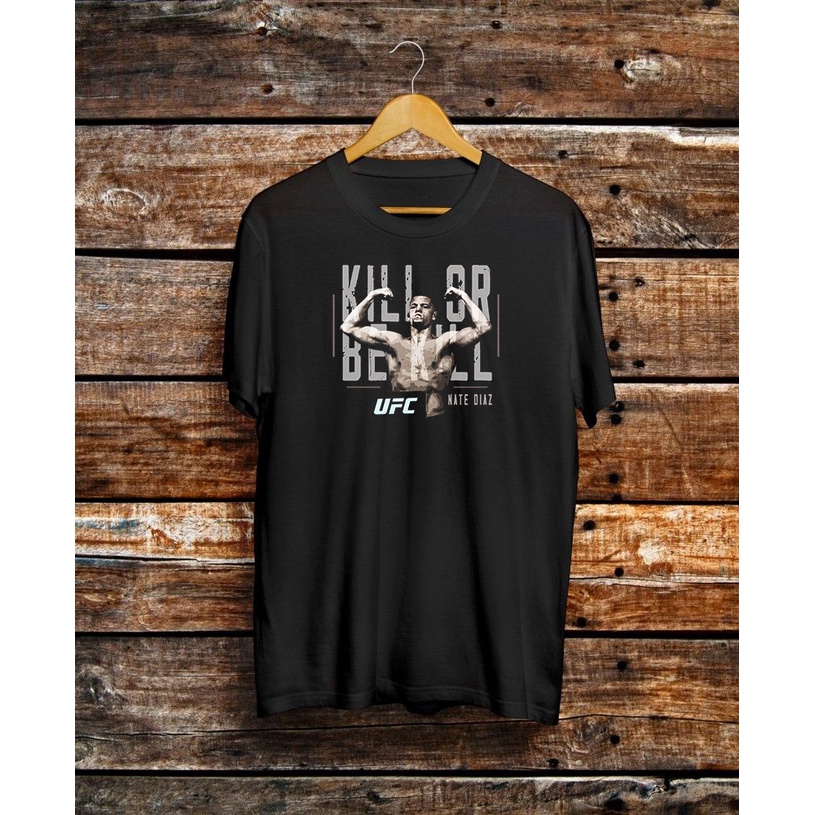 Hanttala Kaos UFC MMA distro Pria Original Desain T-Shirt Motivasi Sablon Digital