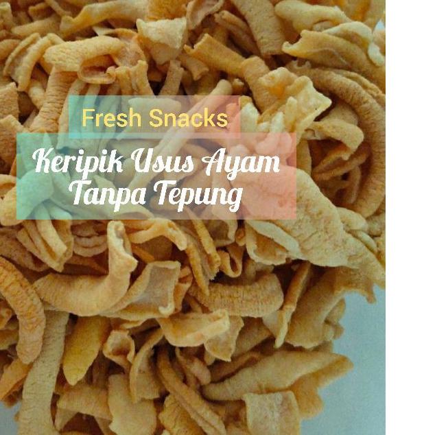 

✻ KERIPIK USUS AYAM ORIGINAL TANPA TEPUNG 450 Gram KRIPIK KETOGENIC KETOFASTOSIS FRESH SNACK ➽