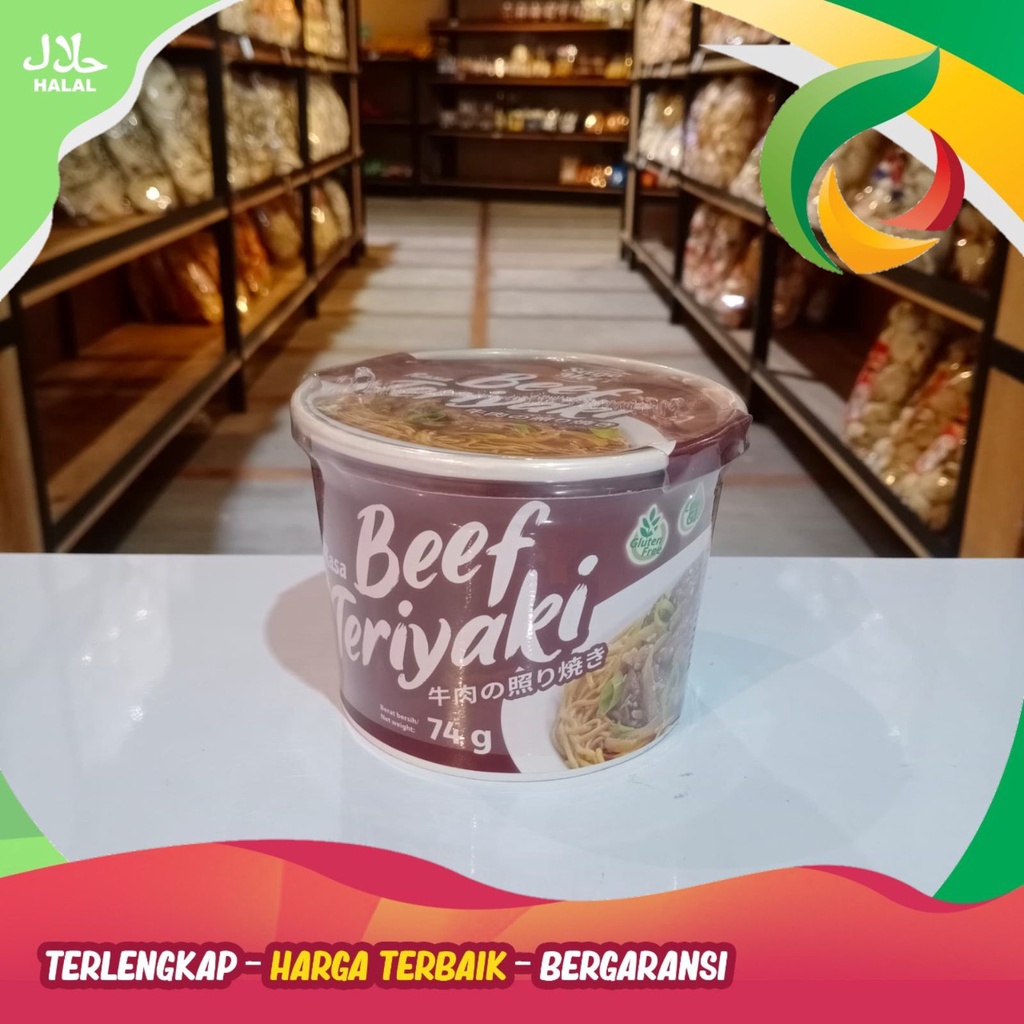 

MEE SAGO CUP RASA BEEF TERIYAKI