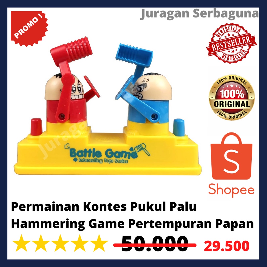 Permainan Kontes Pukul Palu Hammering Game Pertempuran Papan Palu