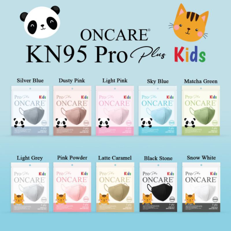 MASKER KN95 KIDS PRO ONCARE ISI 10 LEMBAR