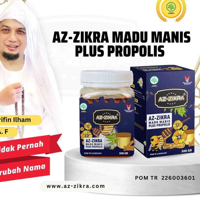 

➭ Azzikra / Az-Zikra Hutan Super 500 gram Asli / Manis Plus Propolis ♛