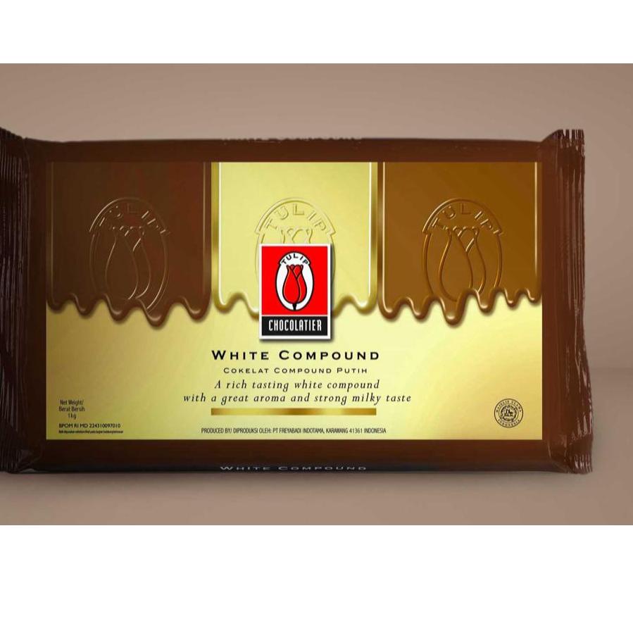 

❅ Coklat Tulip White Chocolate Compound 1kg ➶