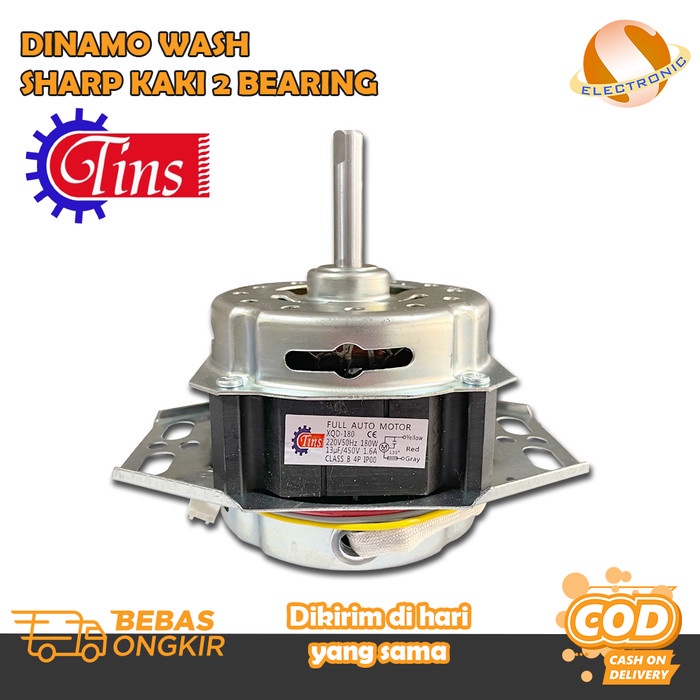 DINAMO PENCUCI MESIN CUCI SHARP FULL AUTO 180 WATT LILITAN TEMBAGA
