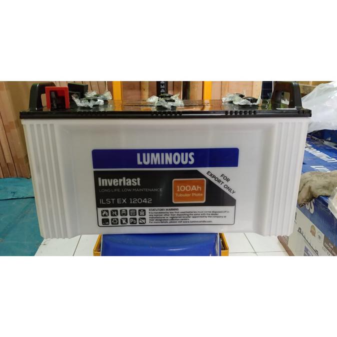 Aki Baterai Deep Cycle Luminous Tall Tubular 12v 12 V 100ah 100 Ah