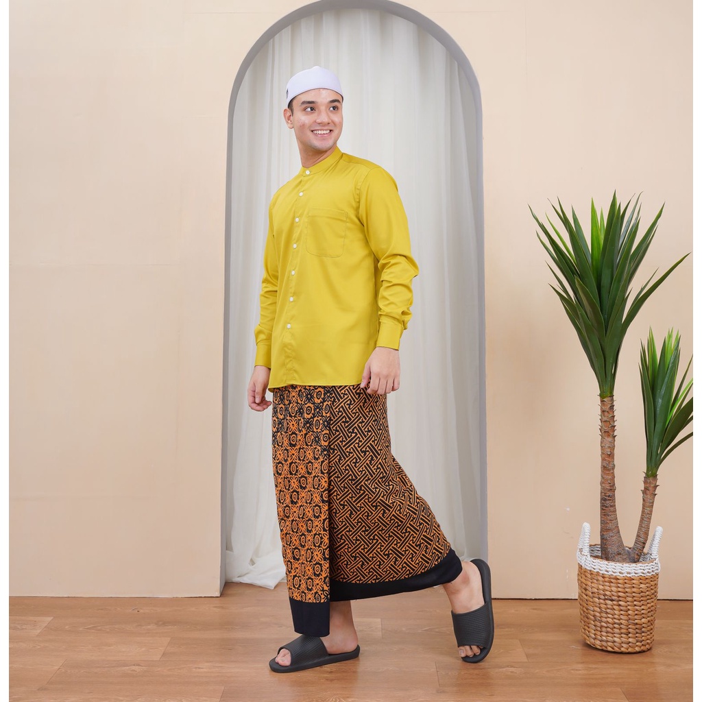 Sarung Goyor Batik Babagaf Motif PG Rayon Premium Sarung Pria Dewasa Santri