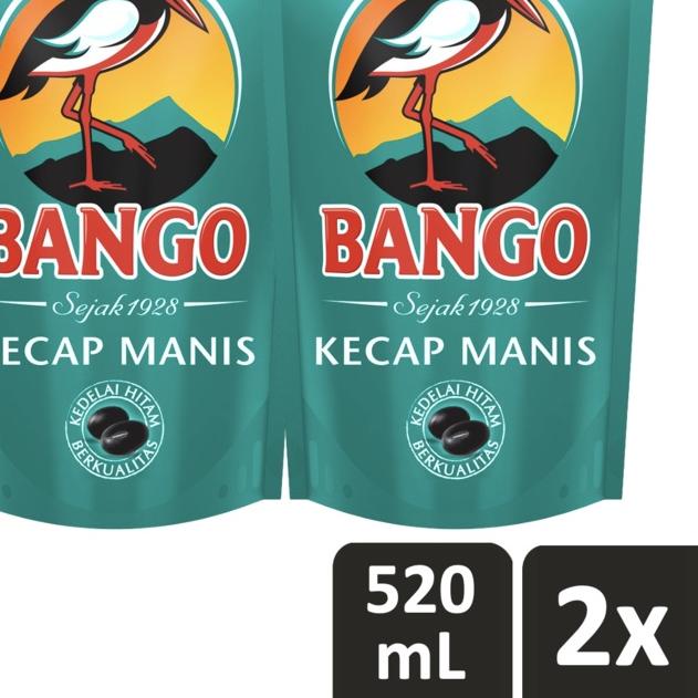 

♠ Bango Kecap Manis Soy Sauce Refill Terbuat Dari 4 Bahan Alami Berkualitas 520Mlx2 ♤