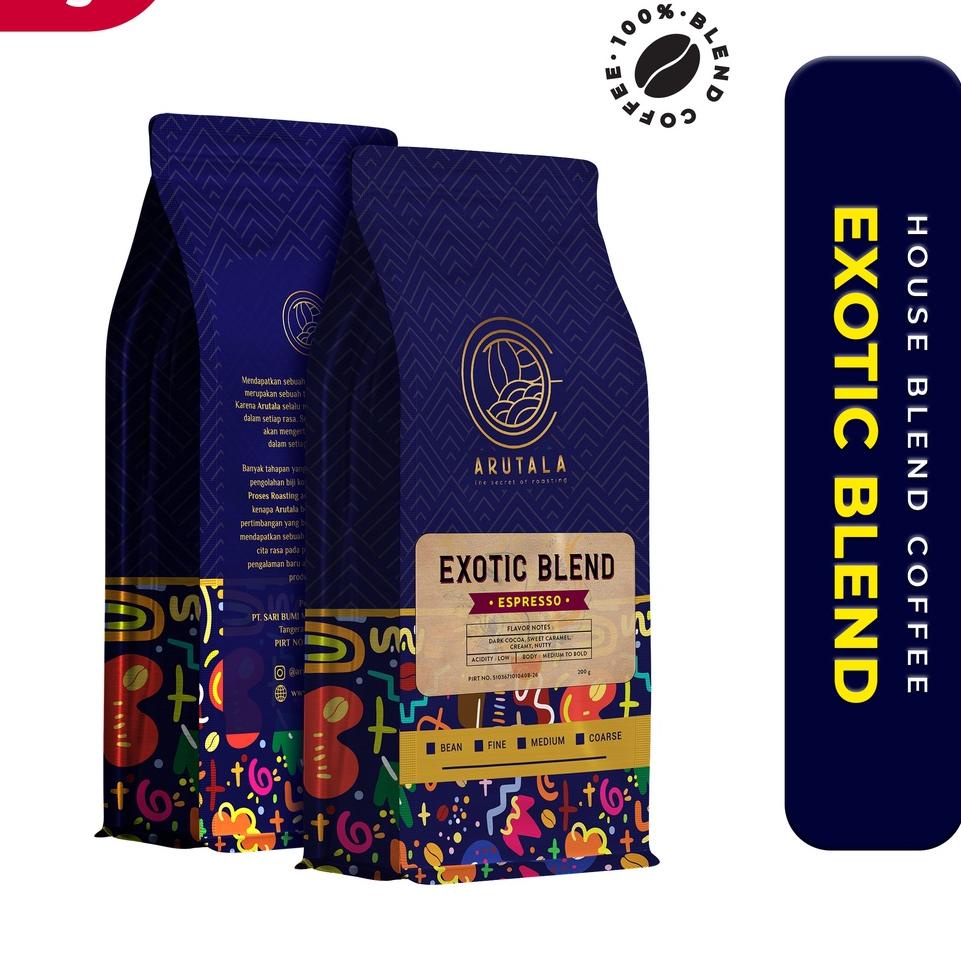 

♥ ARUTALA Kopi Exotic Blend Espresso 200 gram ➲