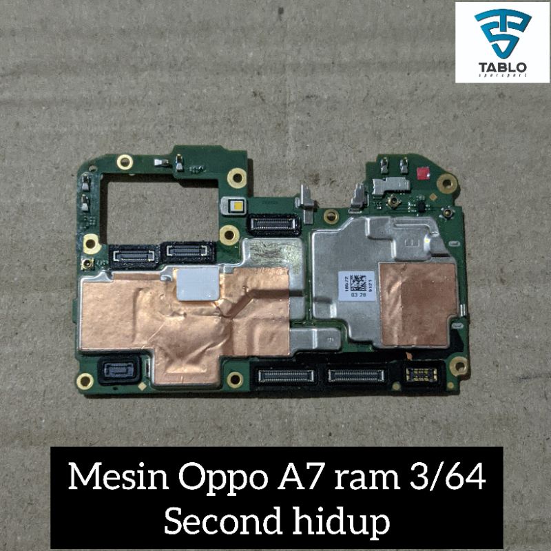 Mesin Oppo a7 ram 4/64 second hidup kaleng masih utuh bergaransi ✅