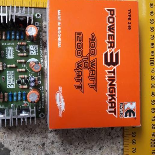 ➫ Kit driver power 3 tingkat sound system audio ampli rakitan amplifier elektronik ☉