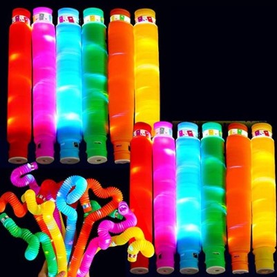 Baru light up pop tubes / lampu stick pipa selang fidget toys
