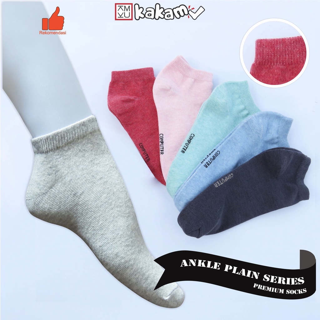 Kakamu Kaos Kaki semata Kaki Polos / Angkel  / Unisex 2