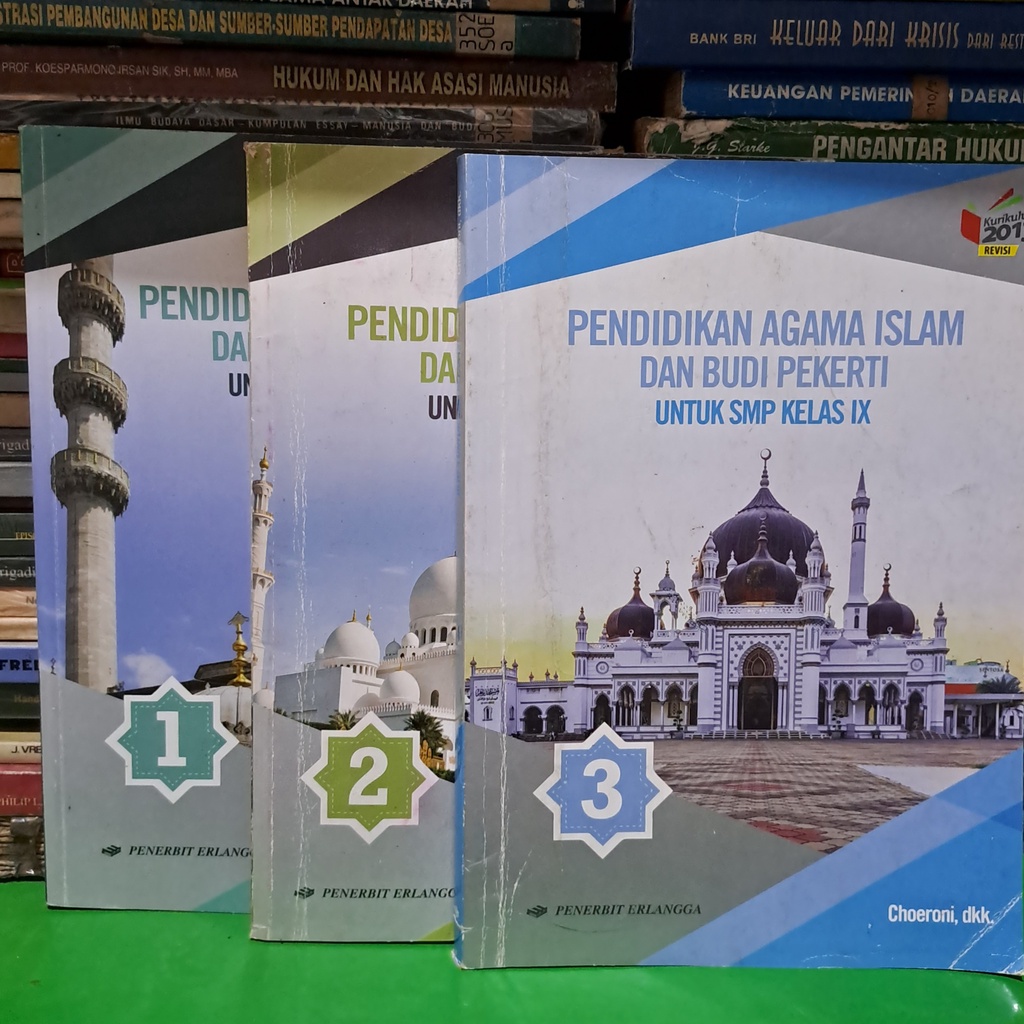 BUKU BEKAS ERLANGGA -PENDIDIKAN AGAMA ISLAM DAN BUDI PERKERTI KELAS 1/2/3 SMP KURIKULUM 2013 REVISI