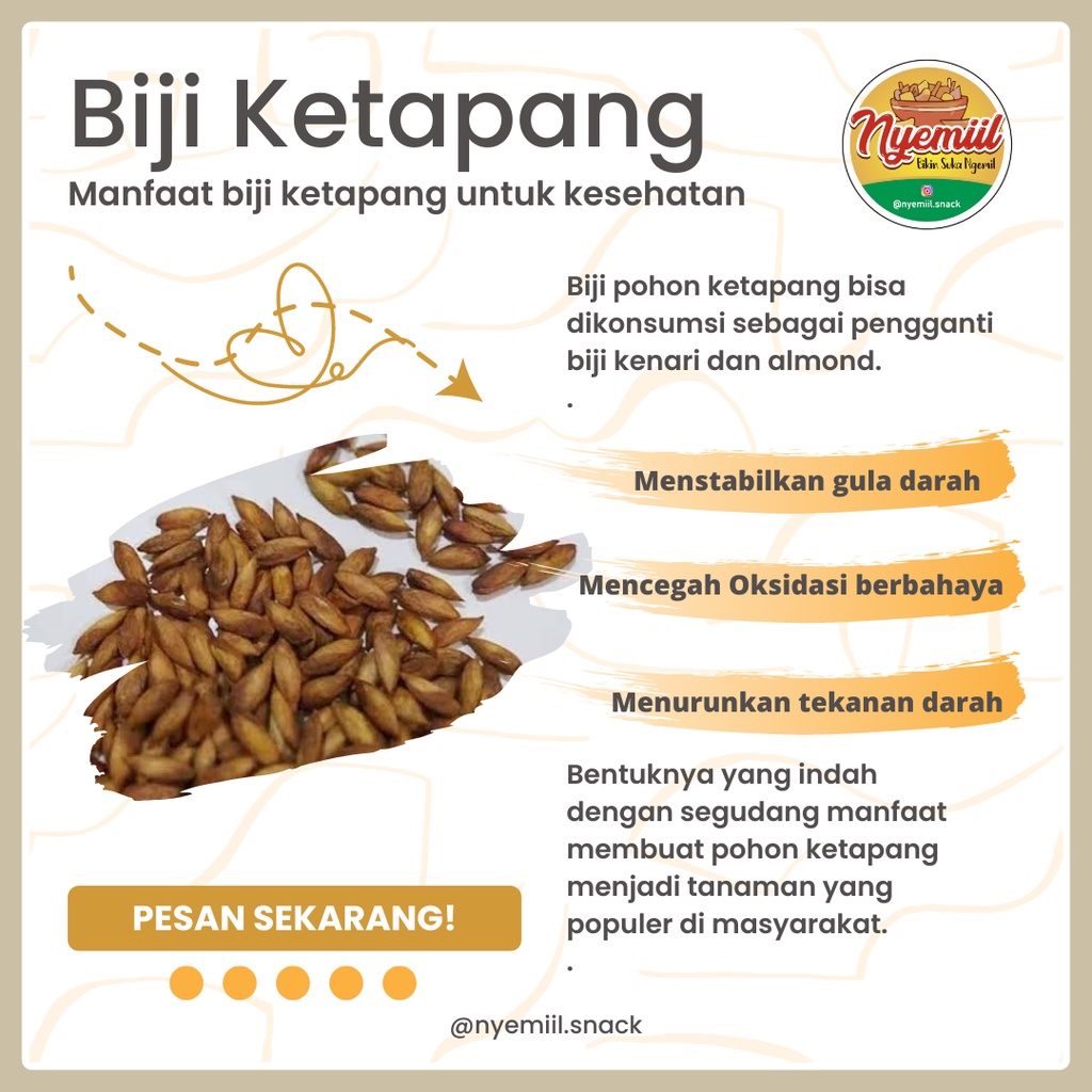 

KACANG KETAPANG KEMASAN TOPLES