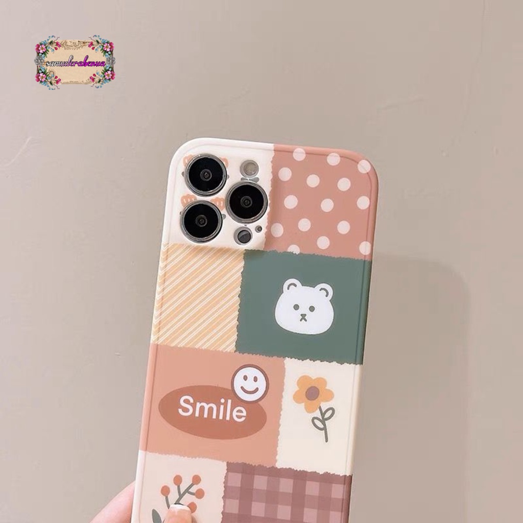 SS123 SOFTCASE SWEET BEAR FOR OPPO A17K A17 A3S A1K A5S A7 A12 F9 A11K A15 A15S A16 A16s A16K A16E  A52 A92 A53 A33 2020 A54 A55 A71 A74 A76 A36 A9 A5 2020 A31 A8 A57 LAMA A39 A57 2022 A77s SB4513
