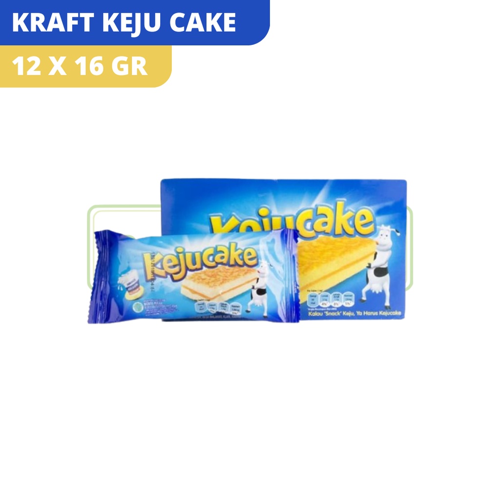 

KRAFT KEJUCAKE BOLU 12x16GR