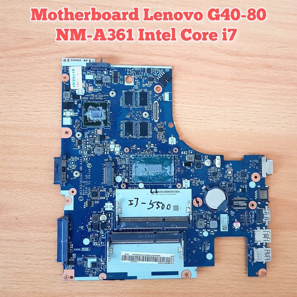 Motherboard Lenovo G40-80 G50-80 Nvidia ACLU3/ACLU4 NM-A361 Intel Core i7