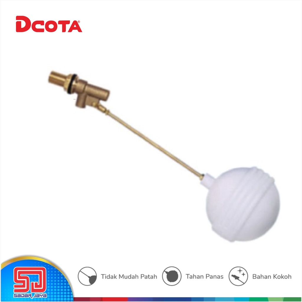 DCOTA DFO Floater Pelampung Air Toren Tangki Tandon 1/2&quot; 3/4&quot;