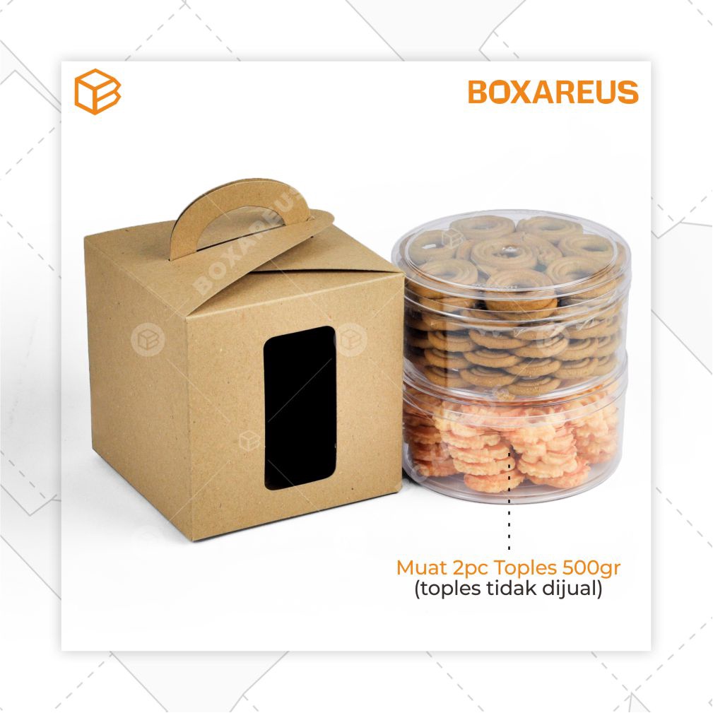 Box, Packing, Kemasan, Dus, Toples Box, Cake Box, Gift Box | TB141414 (20pc)