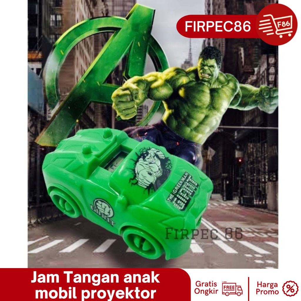 F86 Jam Tangan anak mobil Avanger proyektor - CAPTAIN AMERICA