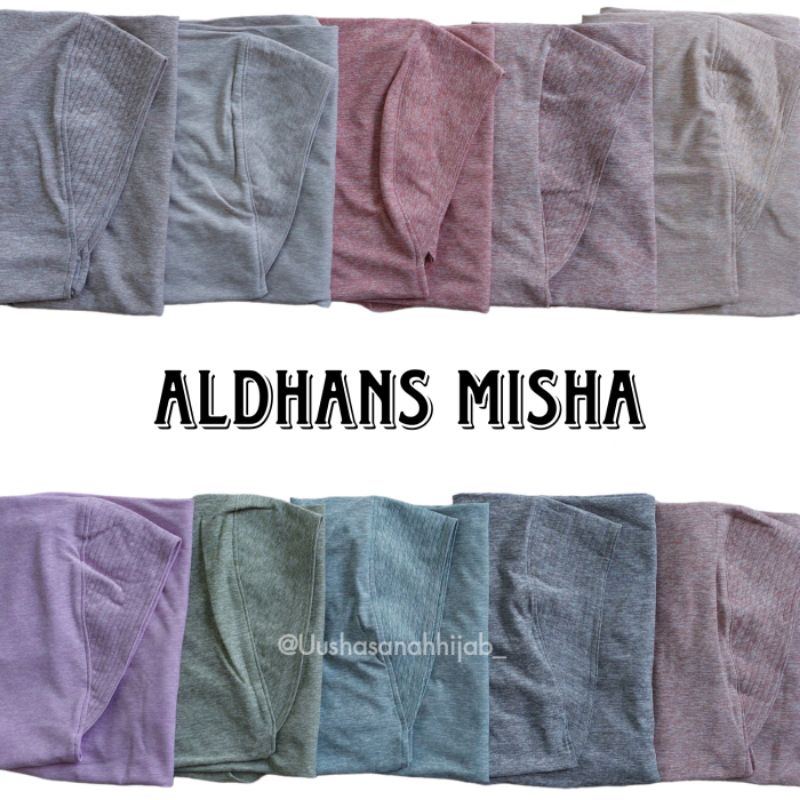 (Original Aldhans) MISHA •jilbab instan jersey katrine•hijab instan•bergo soft pet