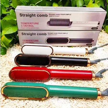 [ MSTR ] Sisir Catokan Listrik Pelurus Rambut straight Combs 2 in 1