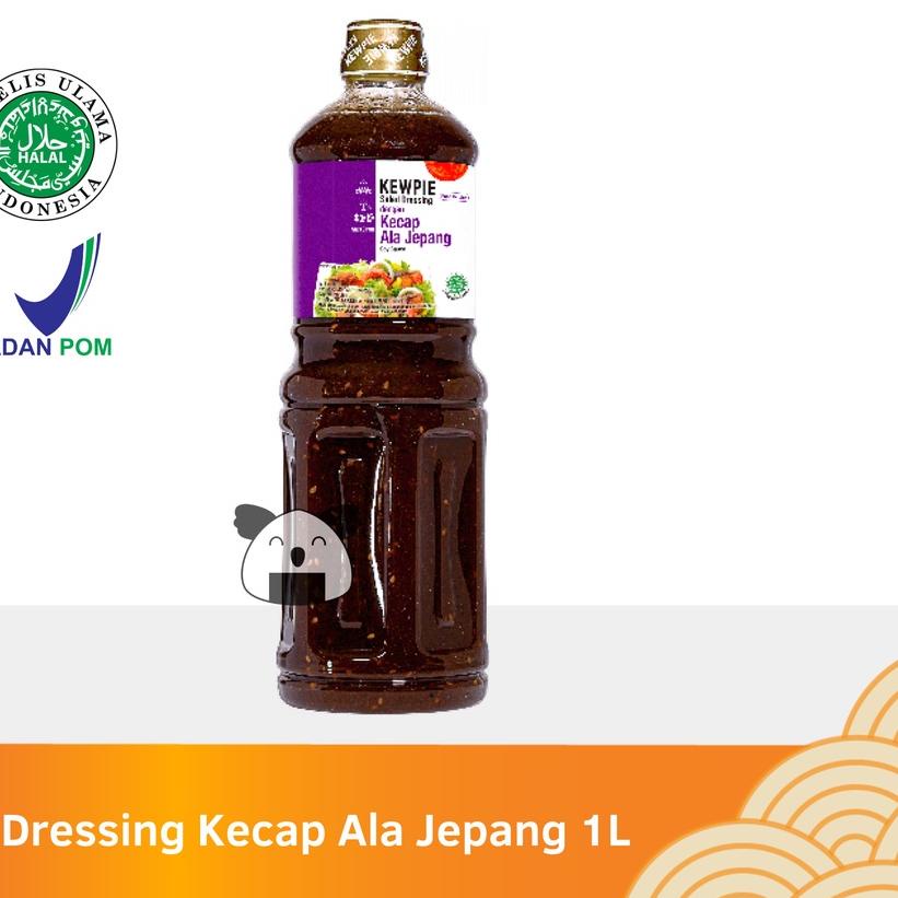 

☟ KEWPIE Salad Dressing Soy Sauce 1 liter │ Saus Salad Kecap Ala Jepang │ Japan Soy Sauce ★