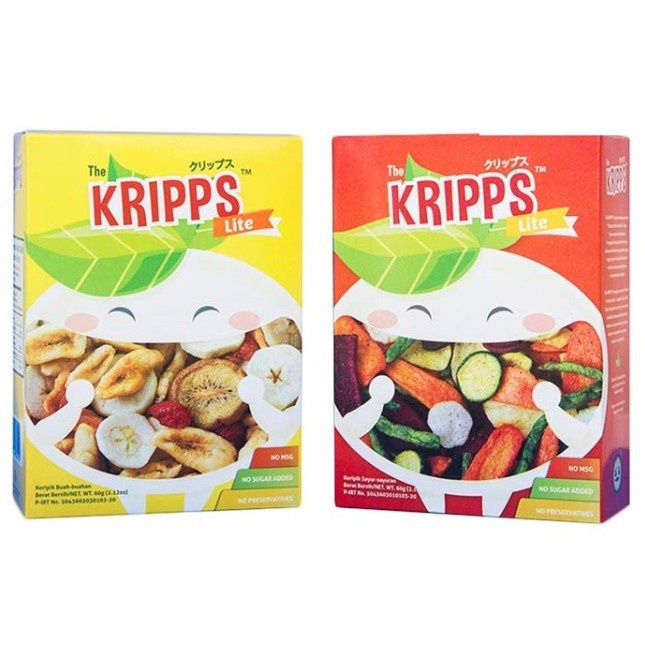 

TERBARU- The Kripps Lite Keripik Sayur Keripik Buah Bayi / snack anak - lite buah