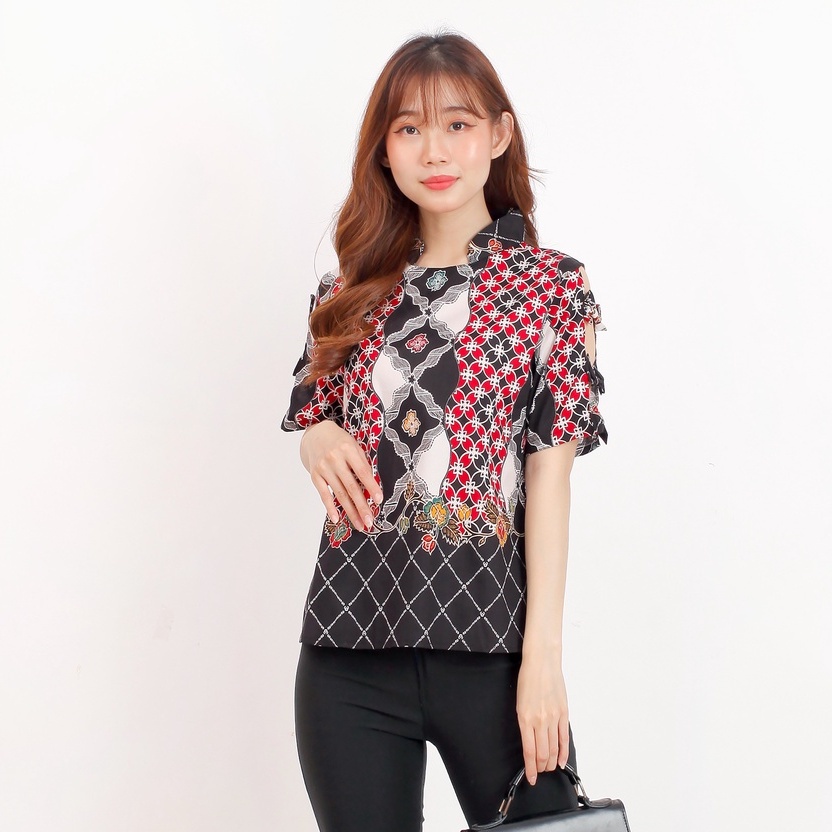 Batik wanita - Atasan blouse batik wanita fashion 579