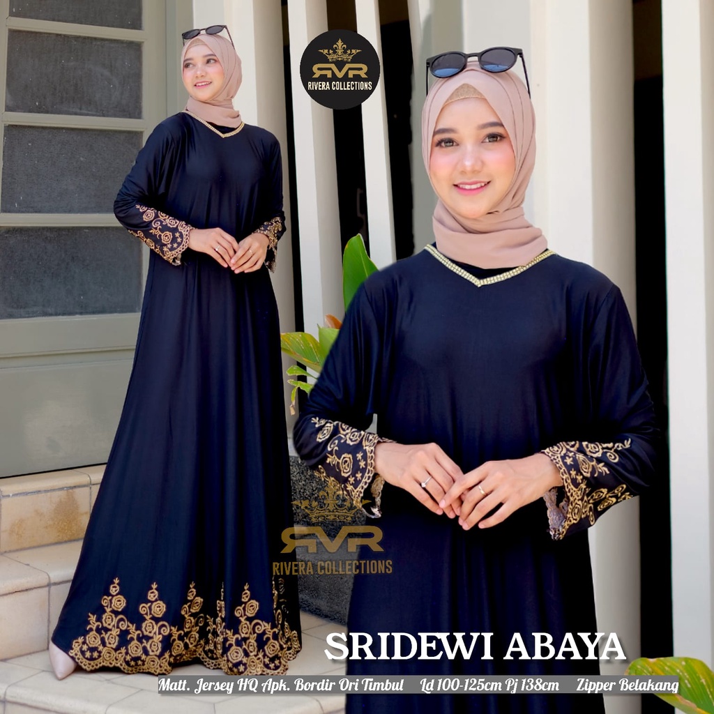 Sridewi Abaya Turkey Maxy Turqi 2 Maxy Gamis Muslimah Jumbo Jersey Motif Bordir xxxl Ld 130cm Arabian Abaya Gamis Lebaran Remaja Muslimah Terbaru Seragaman Pengajian Murah Dress Wanita Muslimah Syar'i Gamis Polos Tebal Premium Warna Hitam