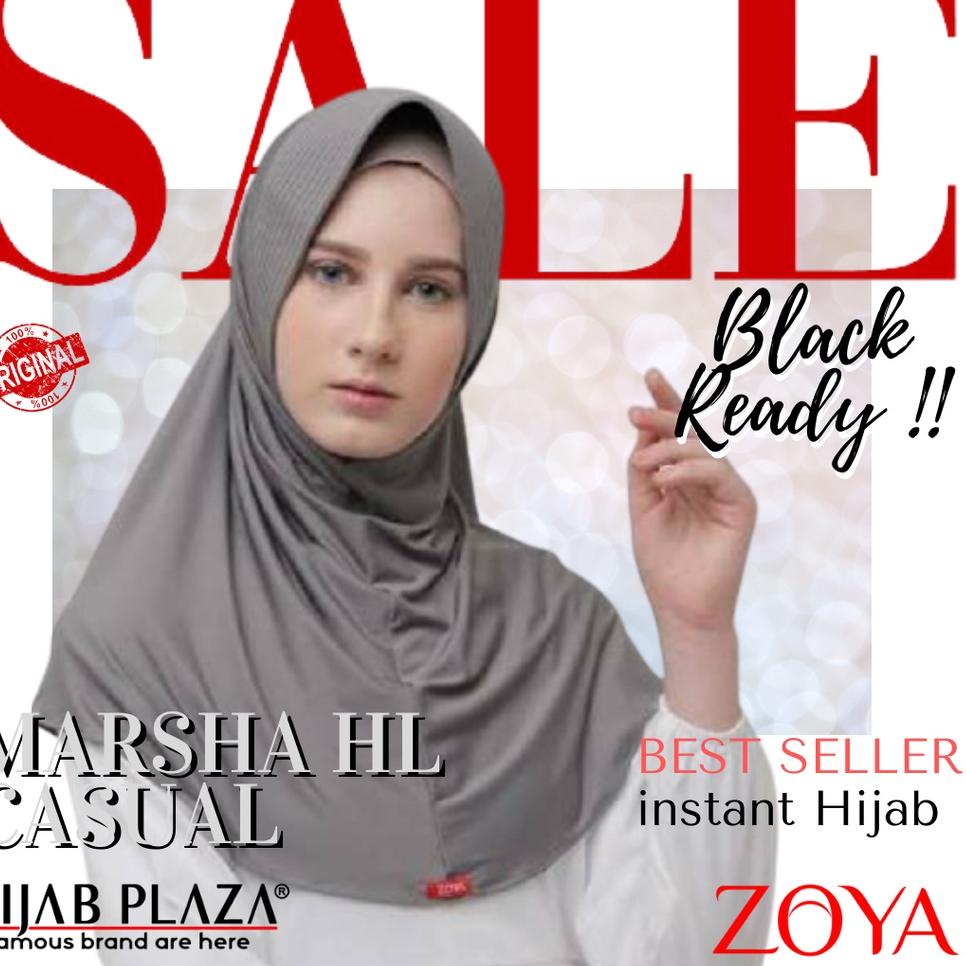 BOOMING ZOYA Bergo Marsha HL Casual dan HB Casual