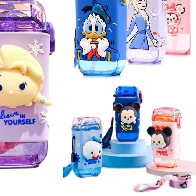 ◙ botol minum disney square 3D bottle botol minum anak ❆